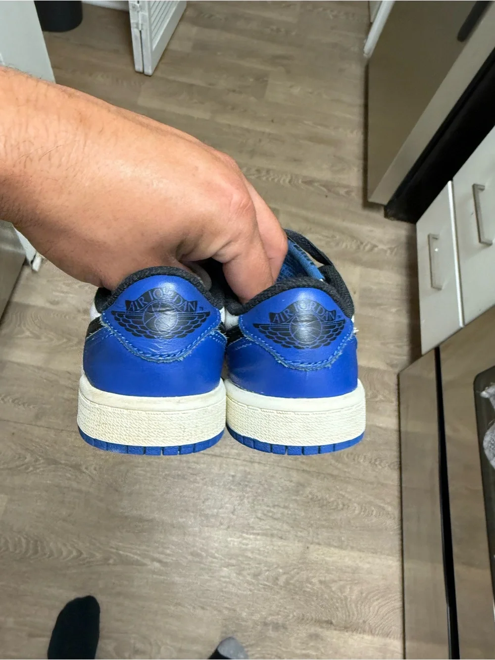 Nike Air Jordan 1 Retro Low Game Royal Blue White FQ5436-140 PS Size 12C Used